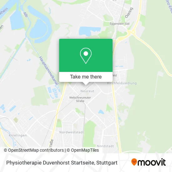 Карта Physiotherapie Duvenhorst Startseite