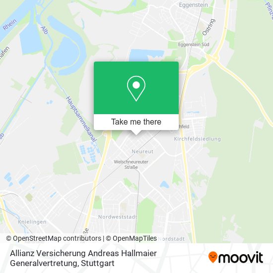 Allianz Versicherung Andreas Hallmaier Generalvertretung map
