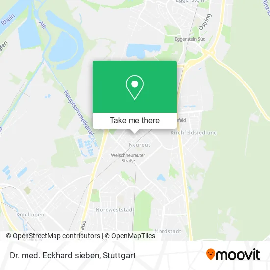 Карта Dr. med. Eckhard sieben