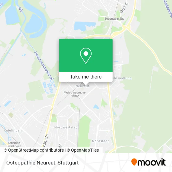 Карта Osteopathie Neureut