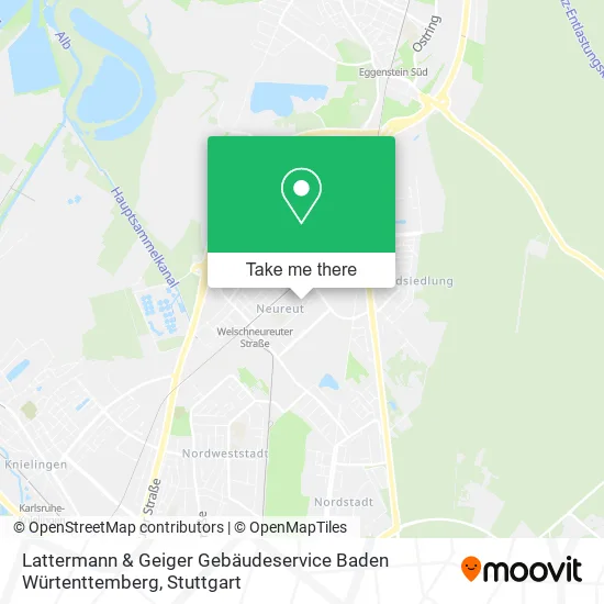 Карта Lattermann & Geiger Gebäudeservice Baden Würtenttemberg
