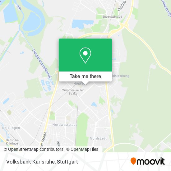 Volksbank Karlsruhe map