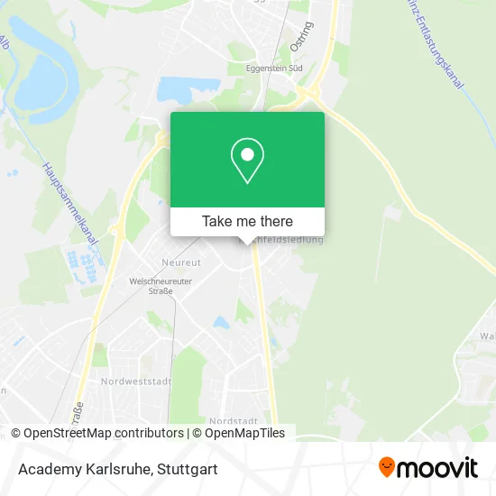 Карта Academy Karlsruhe