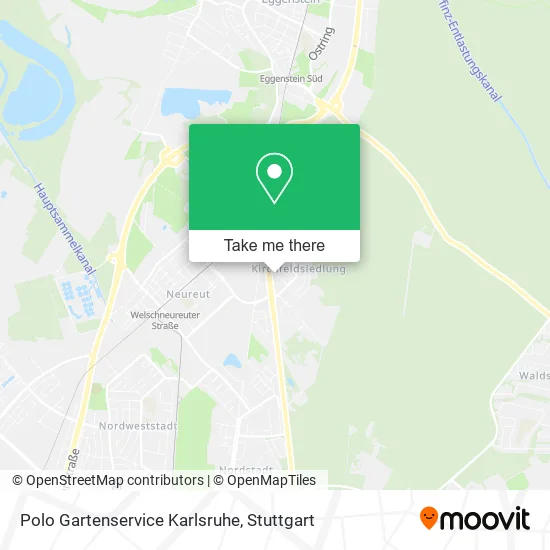 Карта Polo Gartenservice Karlsruhe