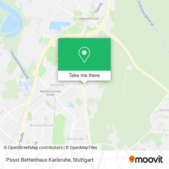 Pssst Bettenhaus Karlsruhe map