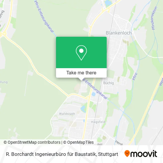 Карта R. Borchardt Ingenieurbüro für Baustatik