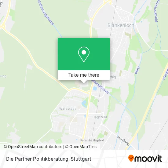 Карта Die Partner Politikberatung
