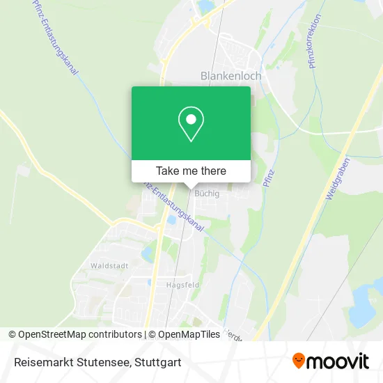 Карта Reisemarkt Stutensee