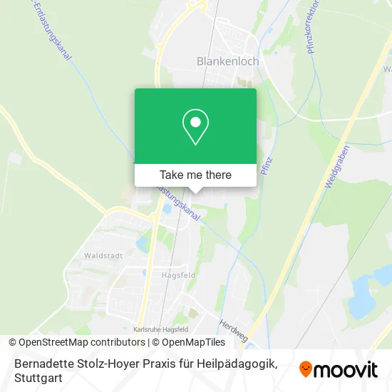 Карта Bernadette Stolz-Hoyer Praxis für Heilpädagogik