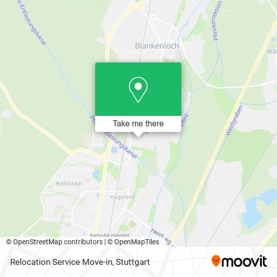 Relocation Service Move-in map
