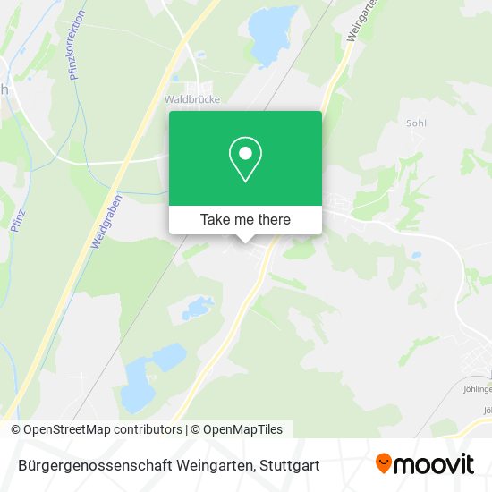 Bürgergenossenschaft Weingarten map