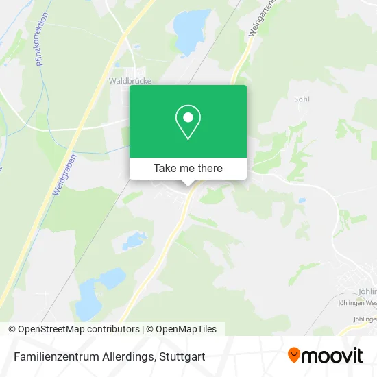 Карта Familienzentrum Allerdings