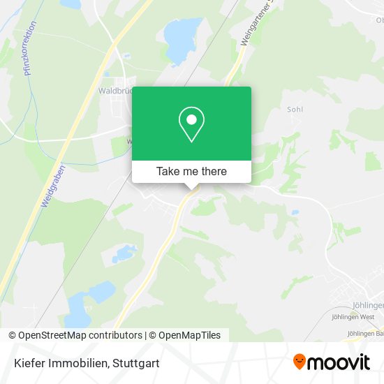 Kiefer Immobilien map