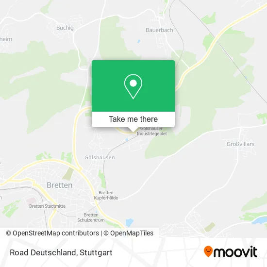 Карта Road Deutschland