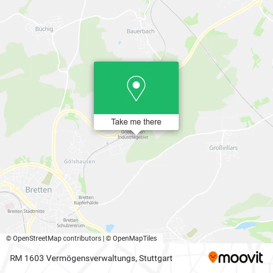 Карта RM 1603 Vermögensverwaltungs