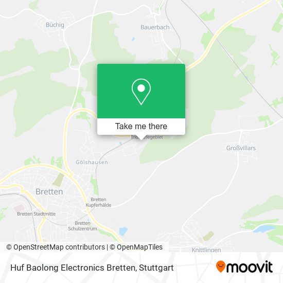 Huf Baolong Electronics Bretten map