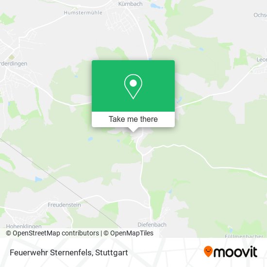 Feuerwehr Sternenfels map