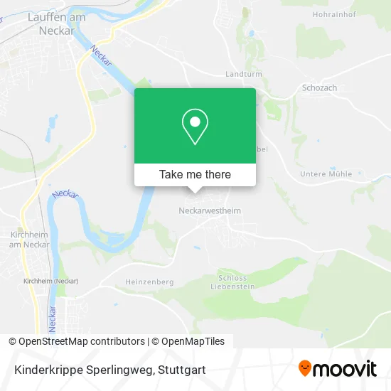 Карта Kinderkrippe Sperlingweg
