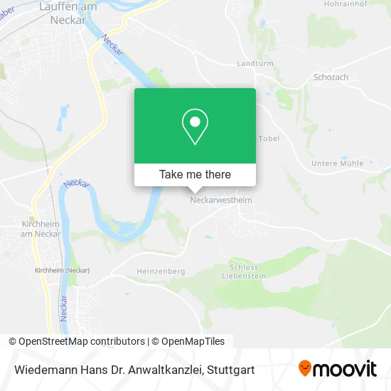 Карта Wiedemann Hans Dr. Anwaltkanzlei