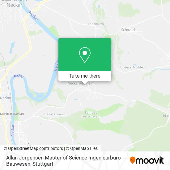 Карта Allan Jorgensen Master of Science Ingenieurbüro Bauwesen