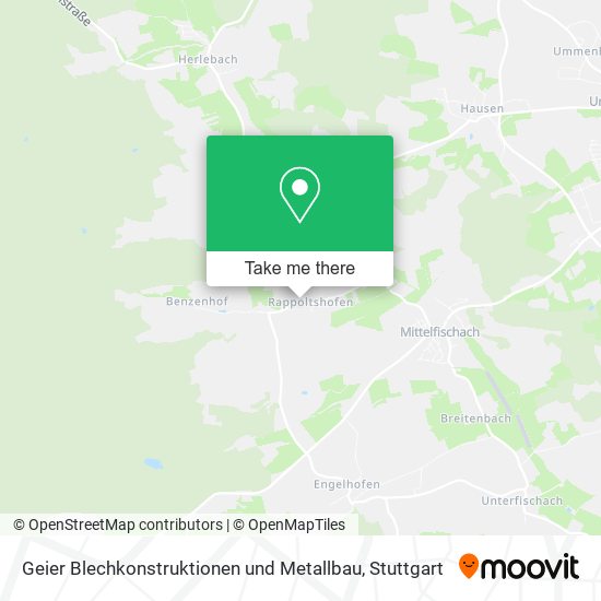 Geier Blechkonstruktionen und Metallbau map