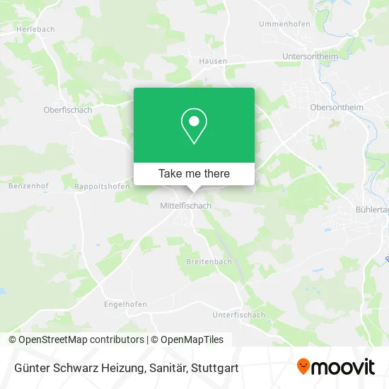 Карта Günter Schwarz Heizung, Sanitär