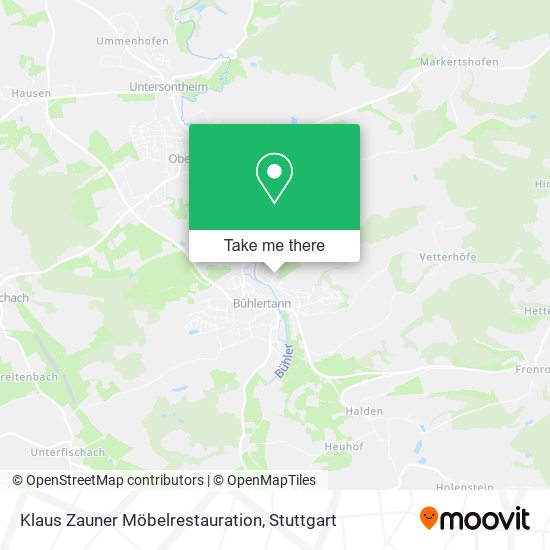 Klaus Zauner Möbelrestauration map