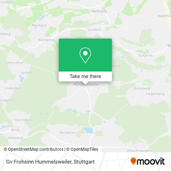Gv Frohsinn Hummelsweiler map