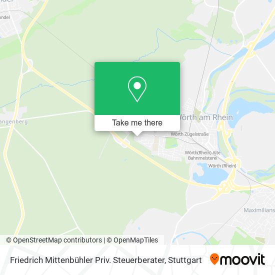 Friedrich Mittenbühler Priv. Steuerberater map