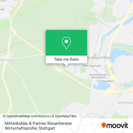Mittenbühler & Partner Steuerberater Wirtschaftsprüfer map