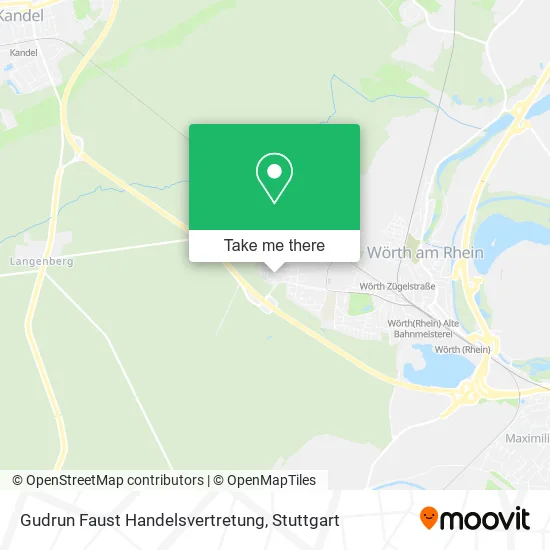 Карта Gudrun Faust Handelsvertretung