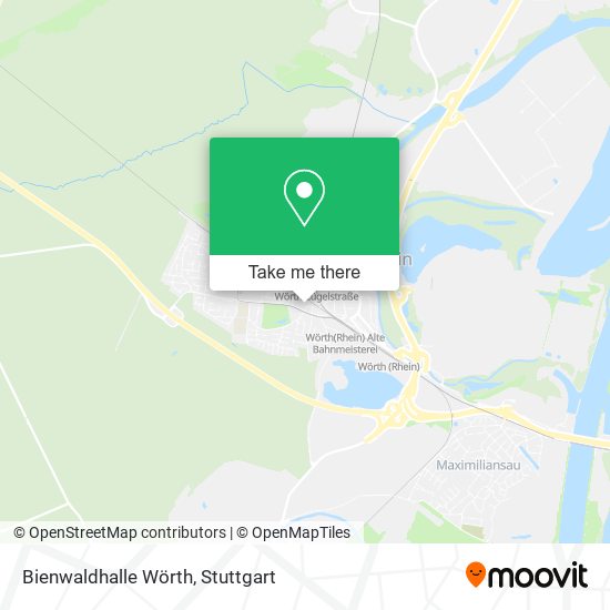 Bienwaldhalle Wörth map