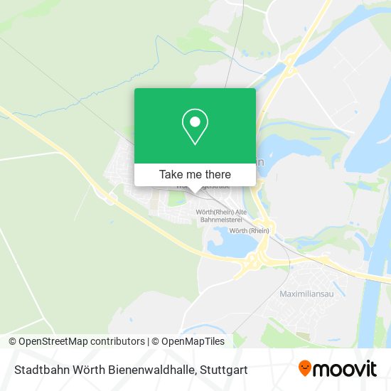 Stadtbahn Wörth Bienenwaldhalle map