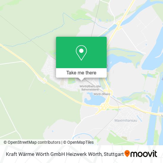 Kraft Wärme Wörth GmbH Heizwerk Wörth map