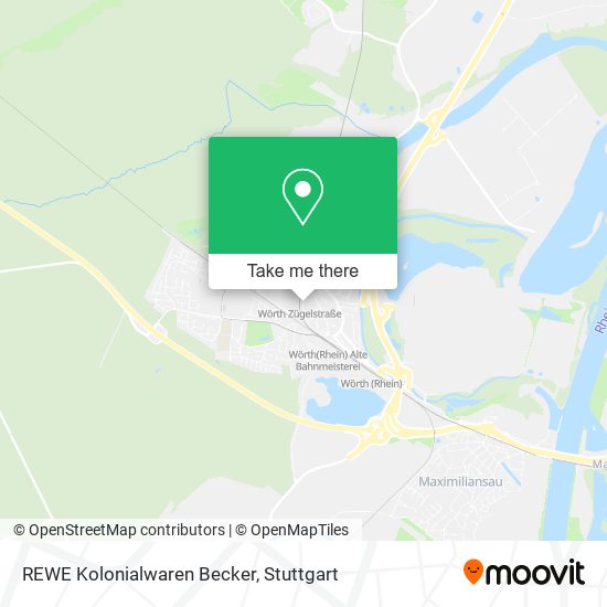 Карта REWE Kolonialwaren Becker