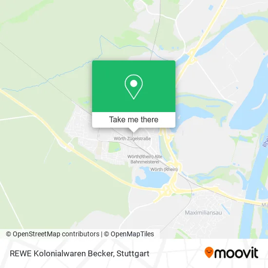 Карта REWE Kolonialwaren Becker
