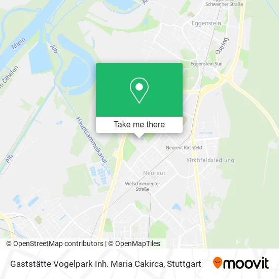 Карта Gaststätte Vogelpark Inh. Maria Cakirca