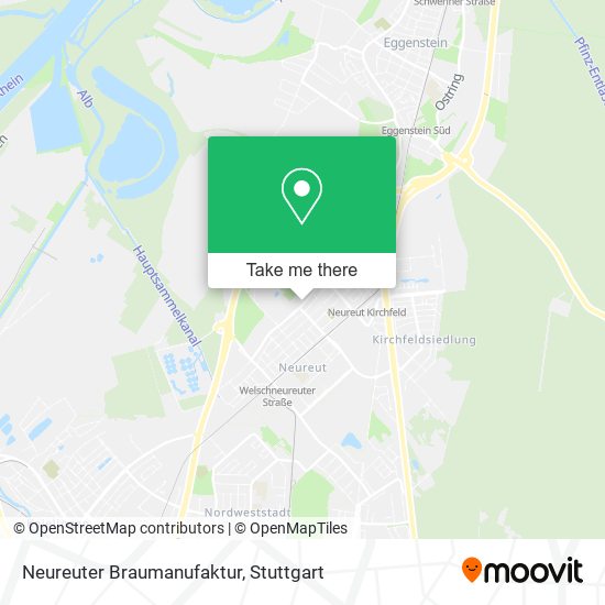 Neureuter Braumanufaktur map