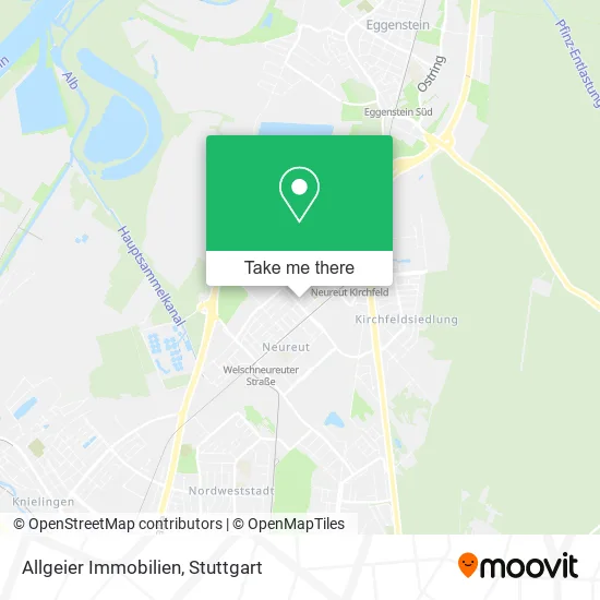 Карта Allgeier Immobilien