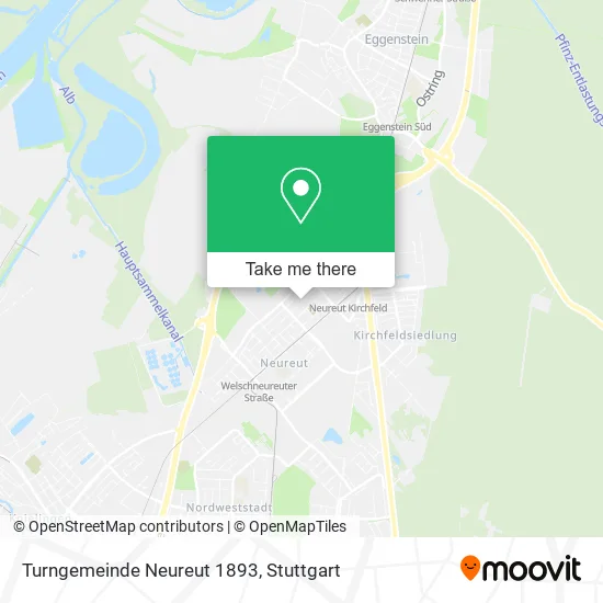 Карта Turngemeinde Neureut 1893