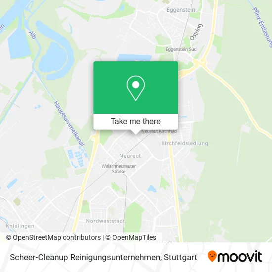 Карта Scheer-Cleanup Reinigungsunternehmen