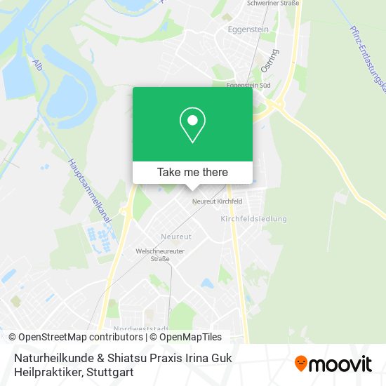 Naturheilkunde & Shiatsu Praxis Irina Guk Heilpraktiker map