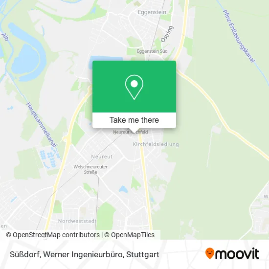 Карта Süßdorf, Werner Ingenieurbüro