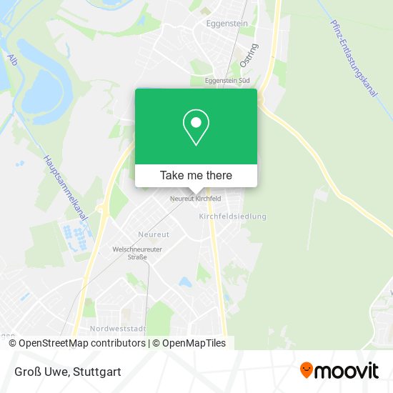 Groß Uwe map