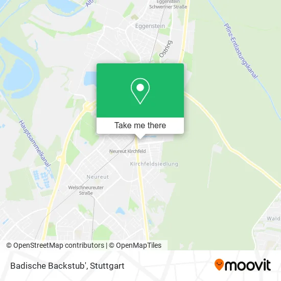 Карта Badische Backstub'