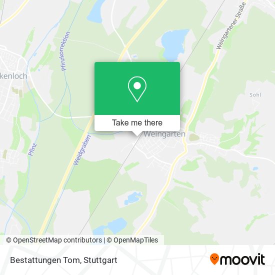 Bestattungen Tom map