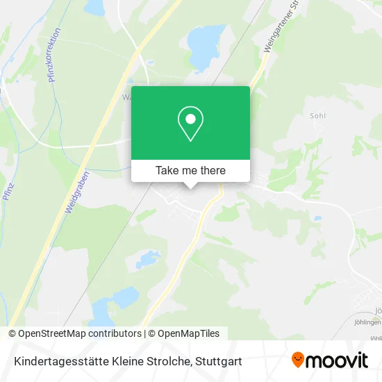 Карта Kindertagesstätte Kleine Strolche