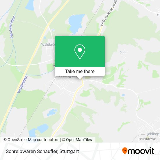 Карта Schreibwaren Schaufler