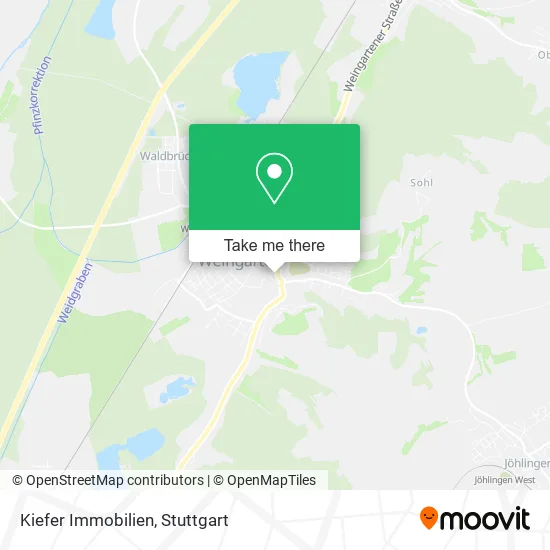 Карта Kiefer Immobilien