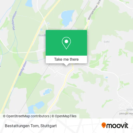 Карта Bestattungen Tom